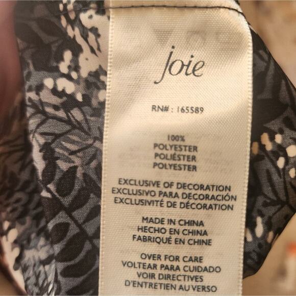 JOIE NEW LADIES BALTIC PRINT FLORAL SIZE XL - Picture 8 of 8